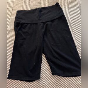 Bozzolo Black Bike Shorts Size Small - Soft Cotton Blend